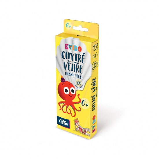 Kvído - chytré vějíře - lidské tělo 6+