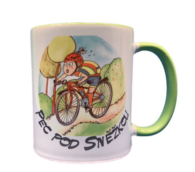 Hrníček Pec pod Sněžkou motiv cyklista