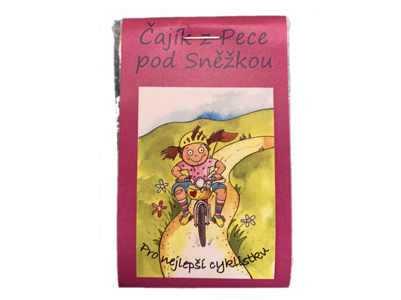 Sypaný čajík z Pece pod Sněžkou pro nejlepší cyklistku 3cl