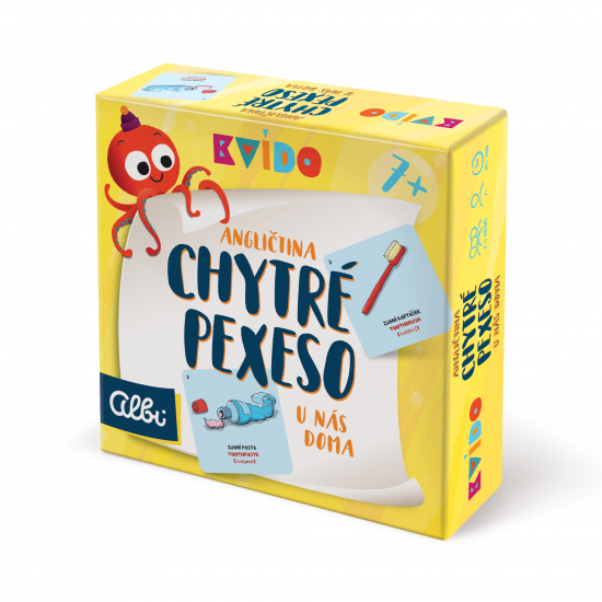 Kvído - Chytré pexeso - u nás doma 7+