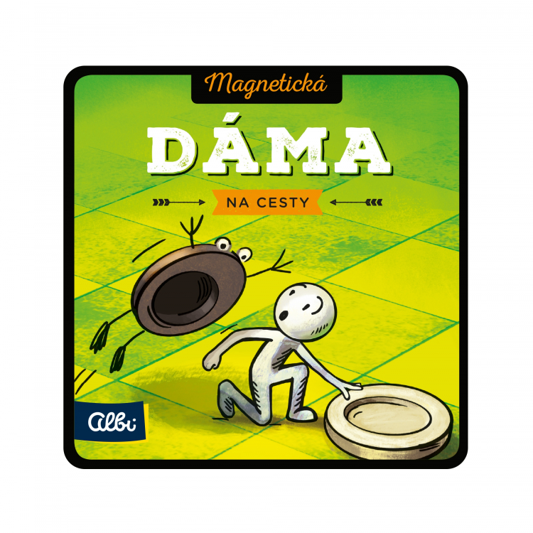Magnetické hry na cesty - Dáma