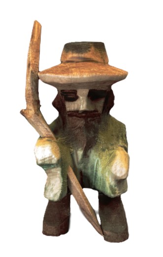 Krakonoš dřevěný 6 cm