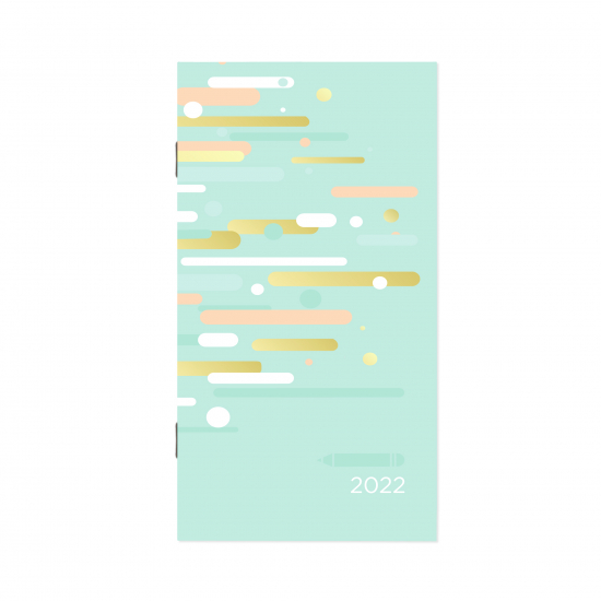 Diář 2022 Kapesní Zelený
