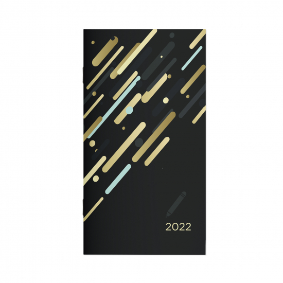 Diář 2022 Kapesní Černý