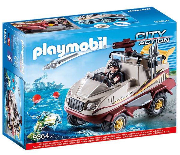 Playmobil 9364 Obojživelné vozidlo lupičů