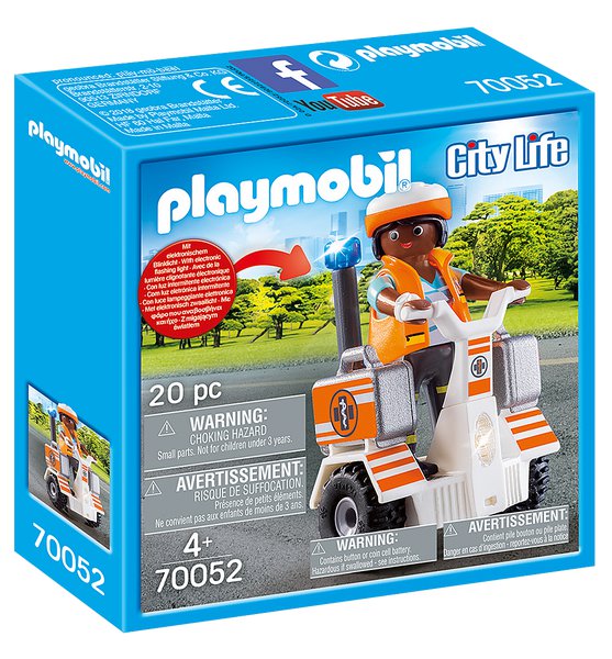 Playmobil 70052 Záchranářská dvoukolka