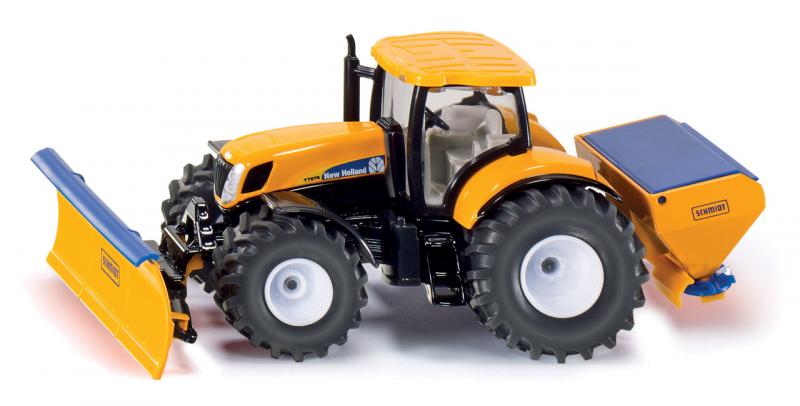 SIKU 2940 Traktor s přední radlicí a sypačem soli