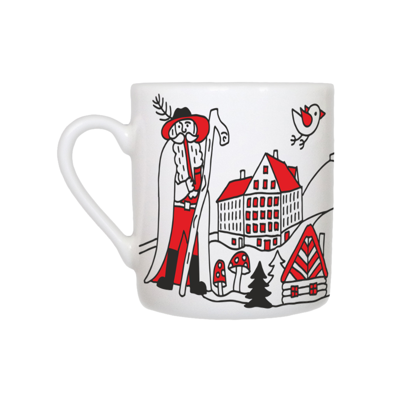 Hrnek mini porcelán Krkonoše