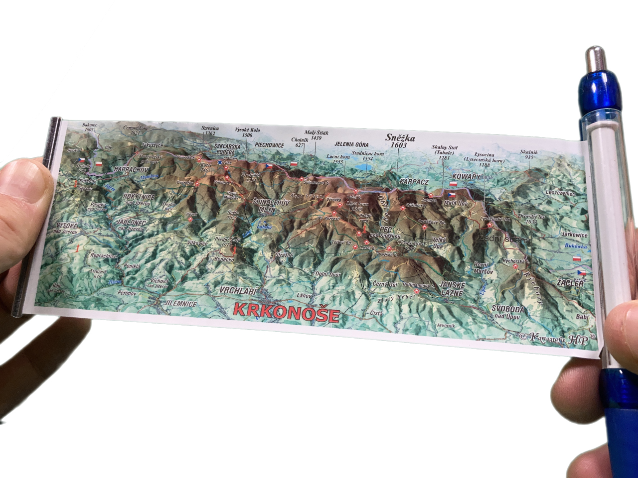 Propiska - baner mapa - zelená