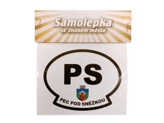 Samolepka na auto Pec pod Sněžkou