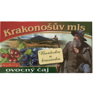 Krakonošův čaj ovocný borůvka-brusinka