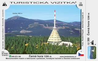 Turistická vizitka č. CZ-350 Černá hora