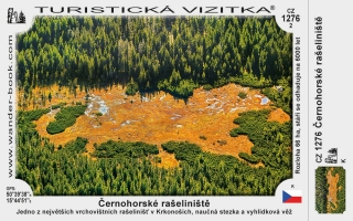 Turistická vizitka č. CZ-1276 Černohorské rašeliniště