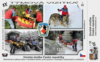 Turistická vizitka č. T-32 Horská služba
