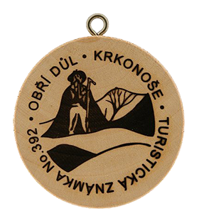 Turistická známka No. 392 Obří důl