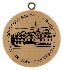 Turistická známka No. 1602 Richtrovy boudy