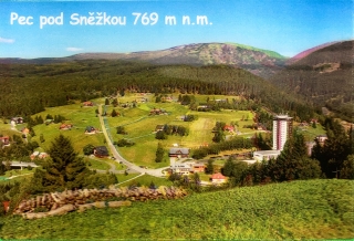 Pohlednice 3D Pec pod Sněžkou