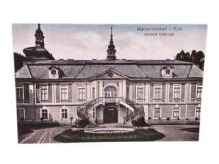 Pohlednice stará - zámek Horní Maršov