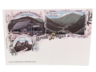 Pohlednice stará -  Gruss aus Petzer
