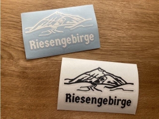 Samolepka na auto Riesengebirge