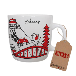 Hrnek 0,2 porcelán Krkonoše