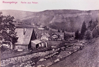 Pohlednice stará - Pec pod Sněžkou