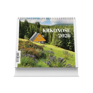Stolní kalendář Krkonoše 2026 - mini