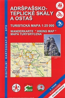 Adršpašsko-Teplické skály 1:25 000