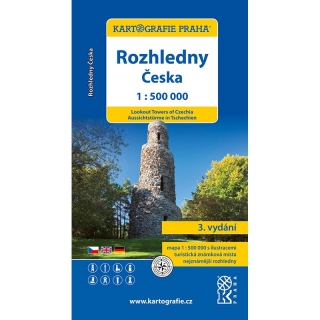 Česko - rozhledny 1:500 000